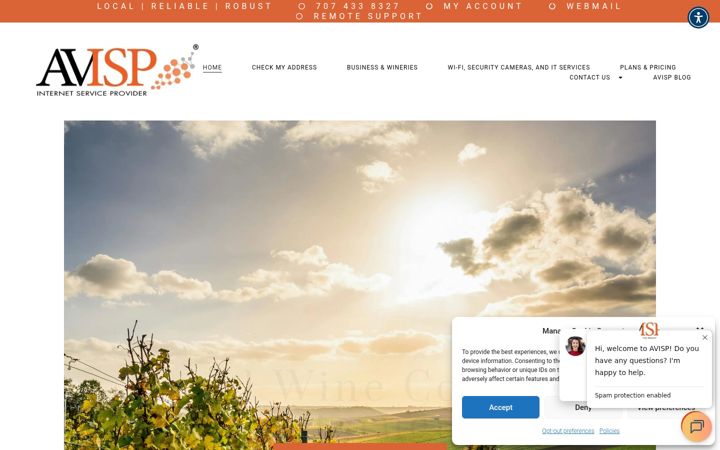 Screenshot of avispmail.com