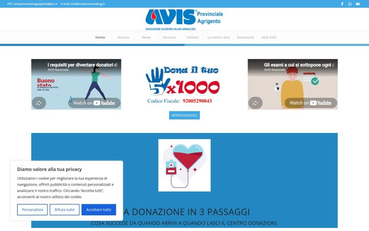 Ekrano kopija avisprovincialeag.it