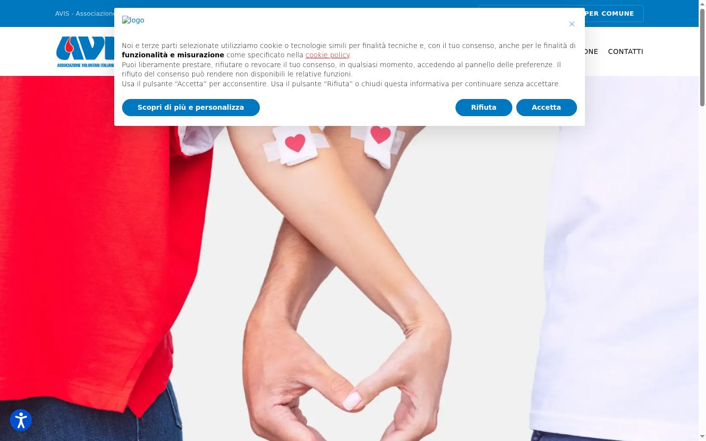 Sutikimo reklamjuostės, rodytos prieš bet kokią sąveiką, ekrano kopija