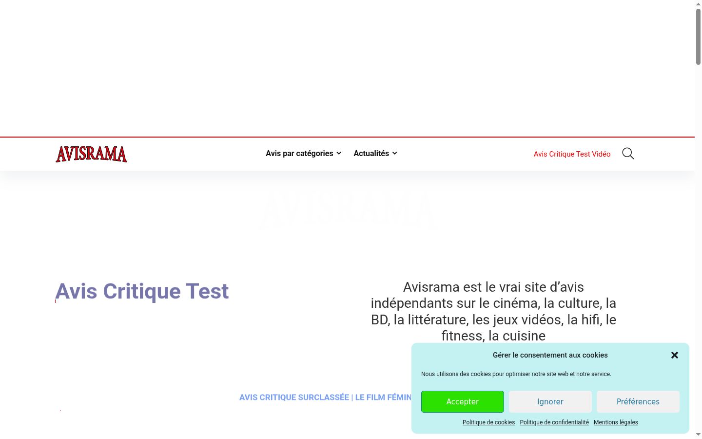 Screenshot tal-banner tal-kunsens muri qabel kwalunkwe interazzjoni