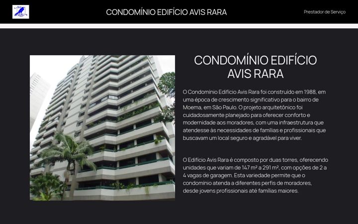 Screenshot of avisrara.site