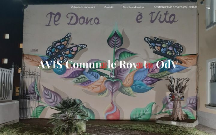 Captură de ecran a avisrovato.it