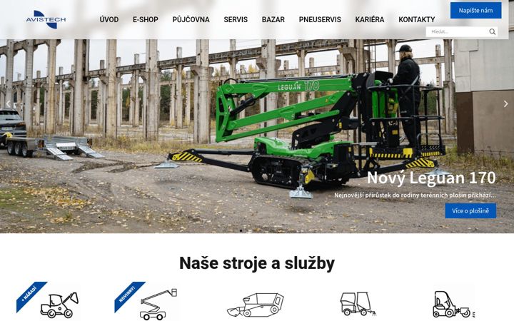 Screenshot ta' avistech.cz