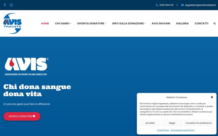 Screenshot of avistradate.it