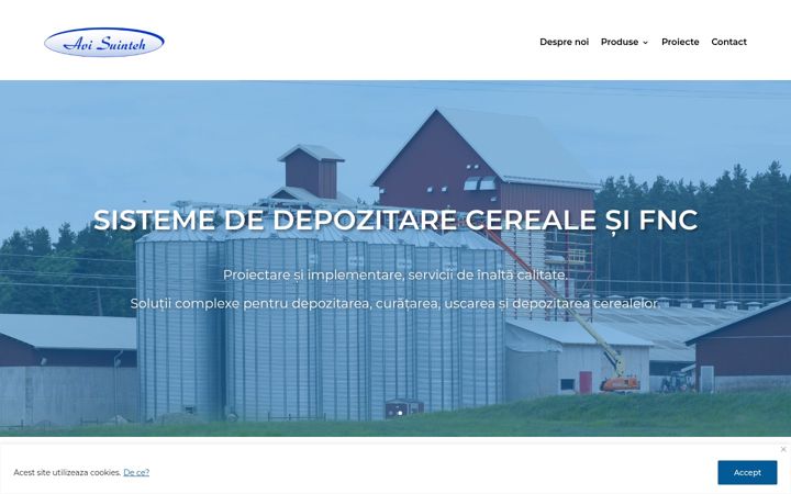 Screenshot of avisuinteh.ro