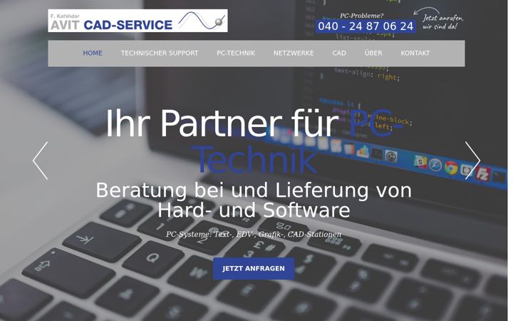 Screenshot of avitcad.de