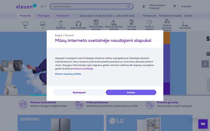 Screenshot of avitela.lt