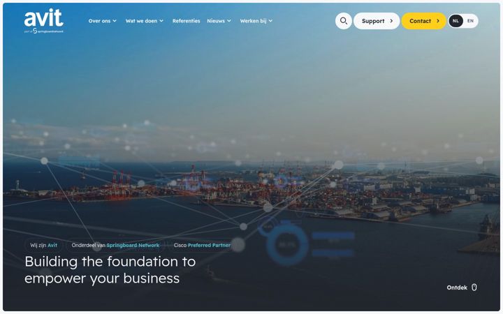 Screenshot of avitgroup.com