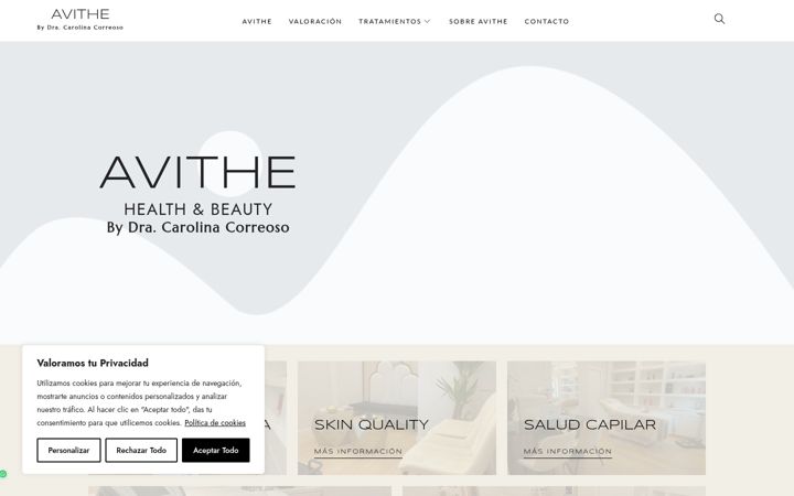 Screenshot of avithe.com