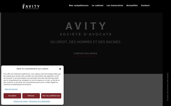 Screenshot ta' avity-avocats.fr