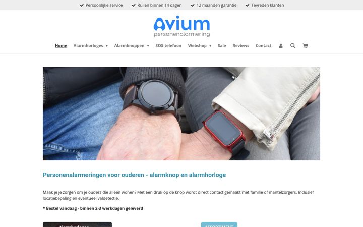 Screenshot of aviumpersonenalarmering.nl