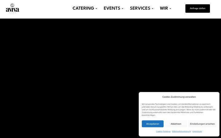 Screenshot of aviva-events.de