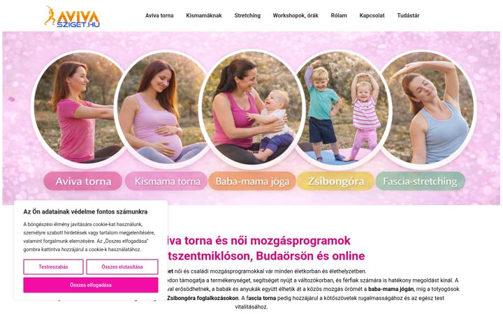 Screenshot of avivasziget.hu