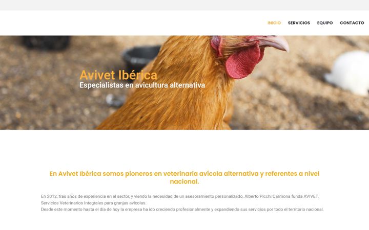 Екранна снимка на avivet.es