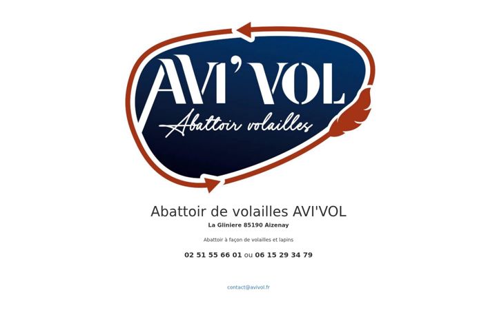 Screenshot of avivol.fr