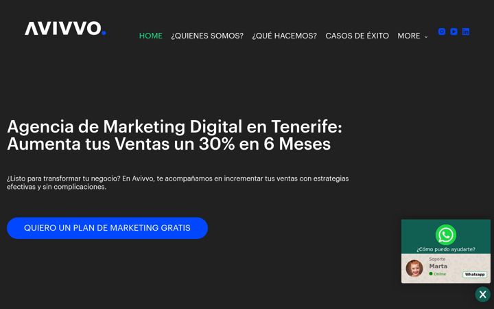 Screenshot of avivvo.es