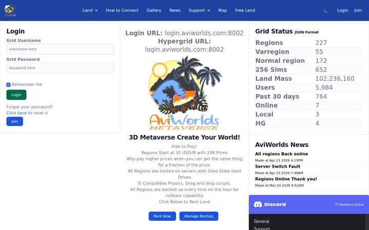 Screenshot of aviworlds.com