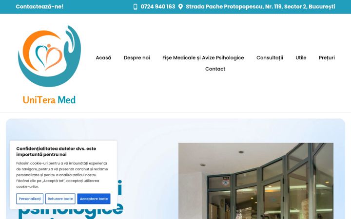 Screenshot of avizemedicalebucuresti.ro