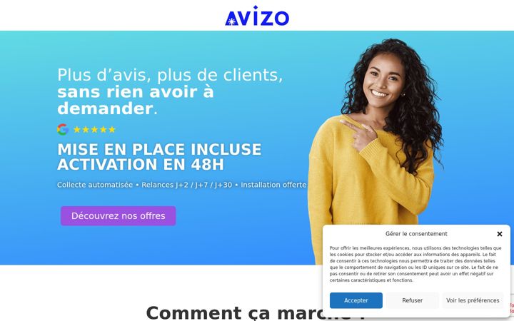 Screenshot of avizo-communication.fr