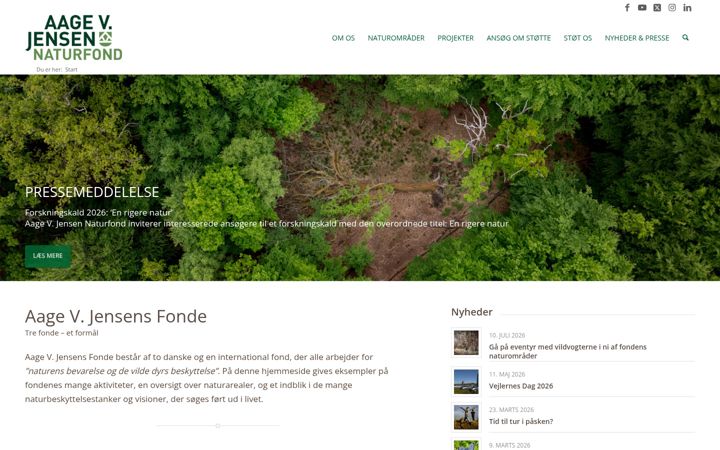 Screenshot of avjf.dk