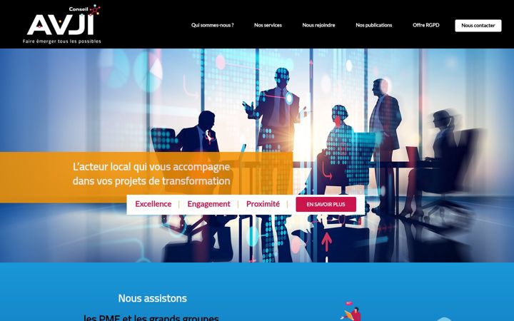 Screenshot of avjiconseil.com
