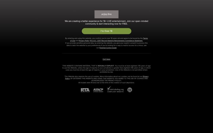Screenshot of avjoy.live