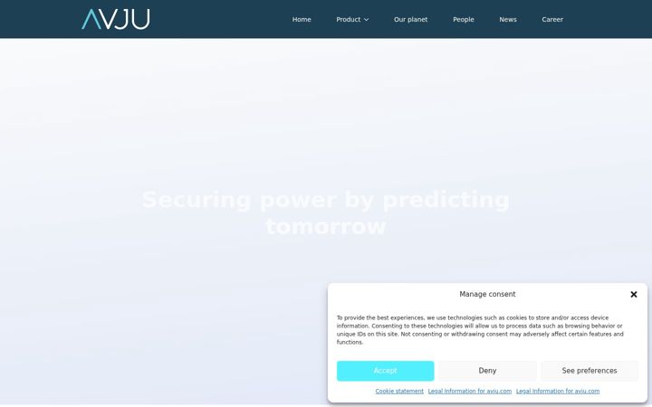 Screenshot of avju.com