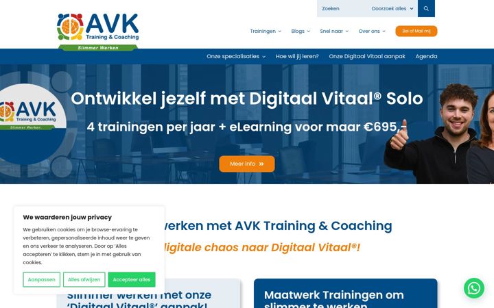 Screenshot of avk.nl