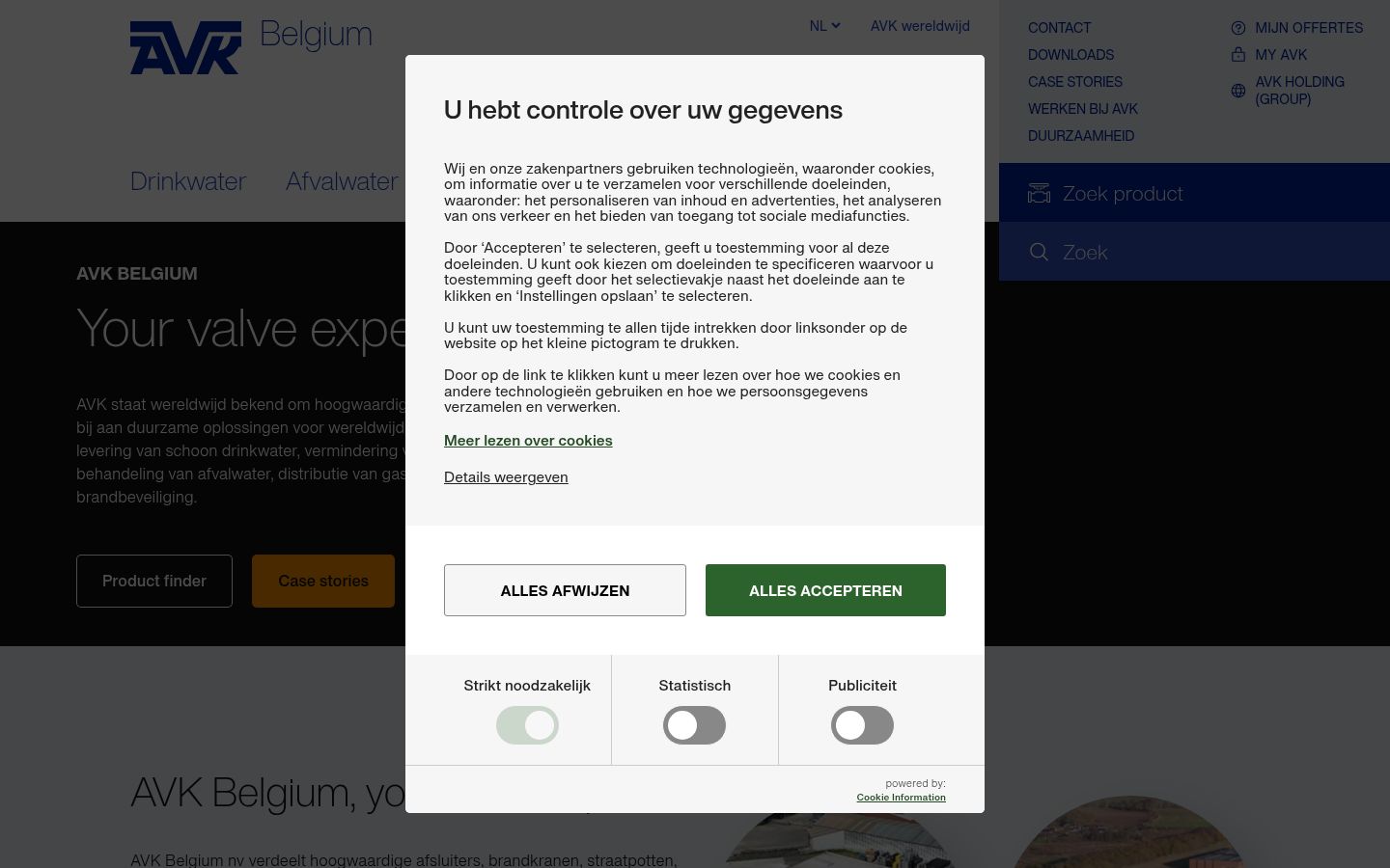 Ekraanipilt nõusolekubännerist, mida näidati enne mis tahes suhtlust
