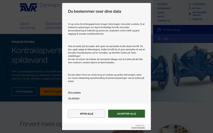 Screenshot of avkventiler.dk