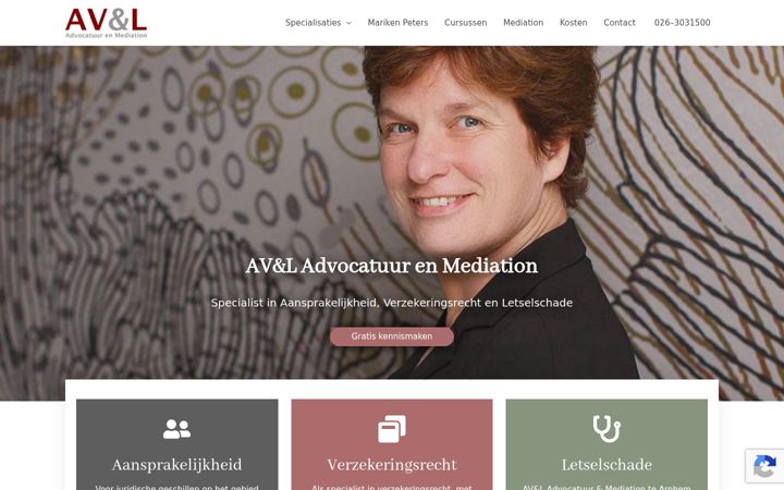 Screenshot of avl-advocatuur.nl