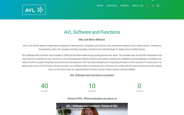Screenshot of avl-functions.com