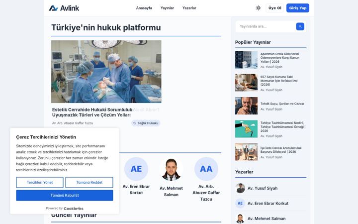 Screenshot of avlink.org