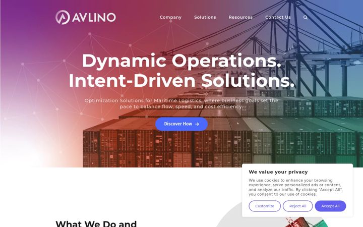 Screenshot of avlino.com