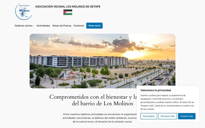 Screenshot of avlosmolinos.org