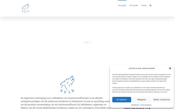 Screenshot του avls.nl