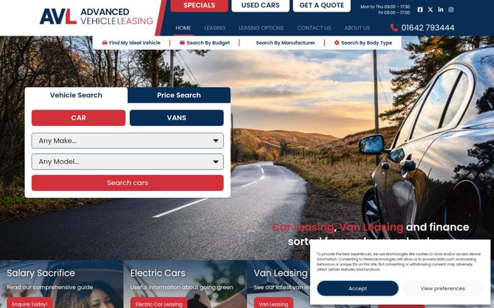 Screenshot of avluk.co.uk