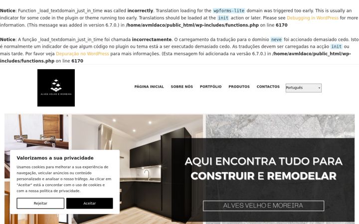 Screenshot of avm-lda.com