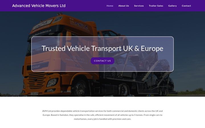 Screenshot of avm-limited.co.uk