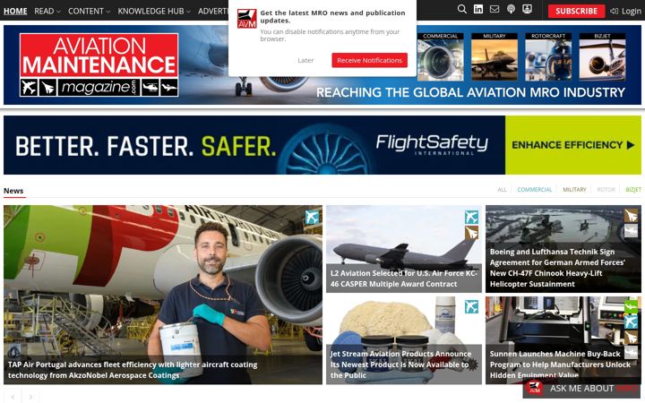 Screenshot of avm-mag.com