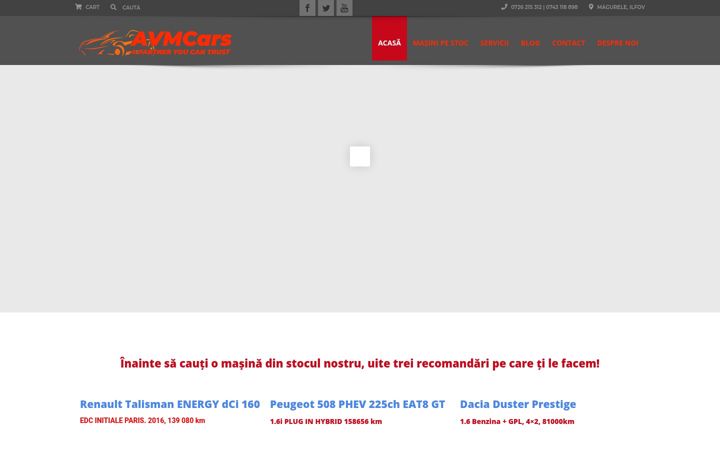 Screenshot of avmcars.ro