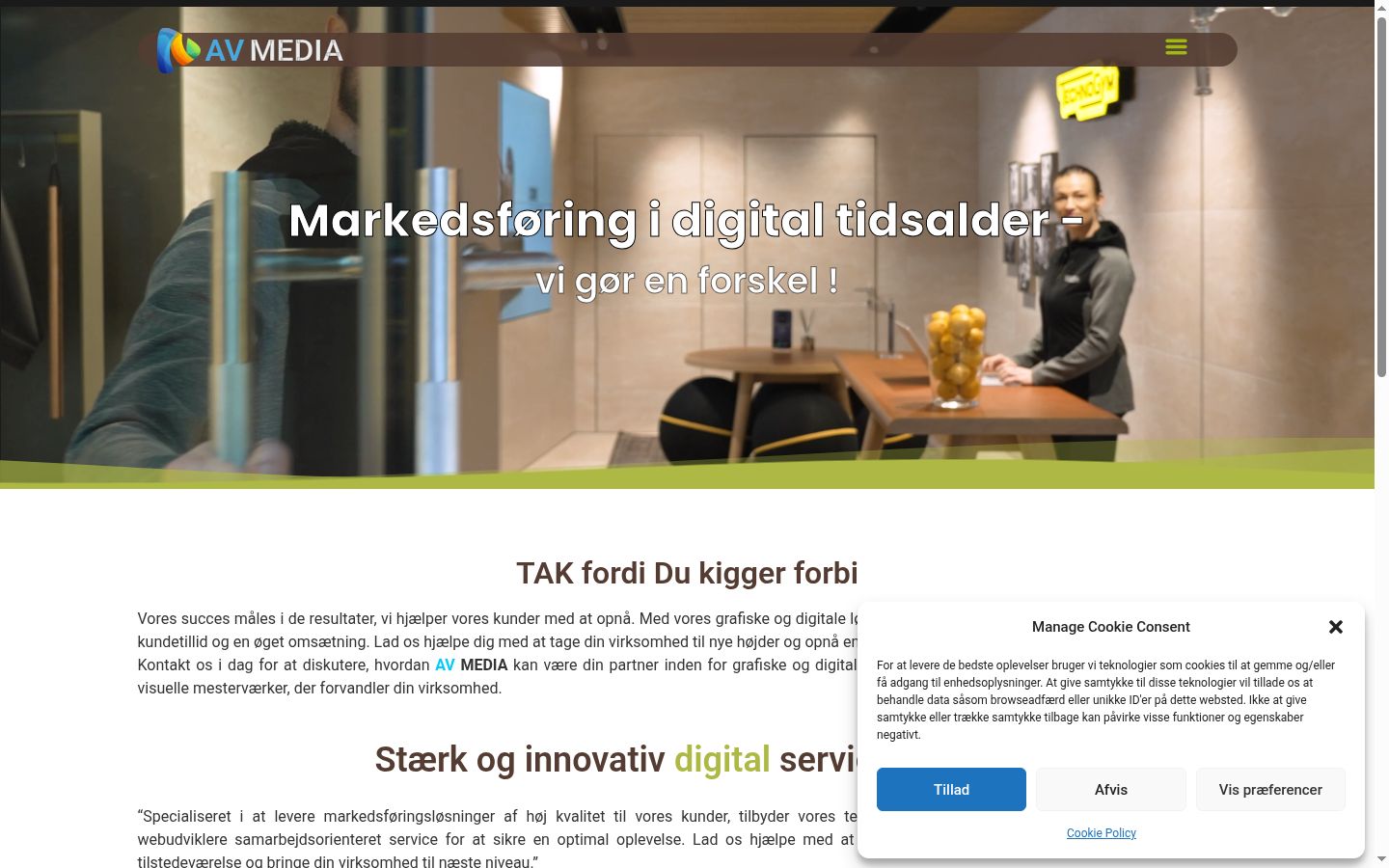 Screenshot tal-banner tal-kunsens muri qabel kwalunkwe interazzjoni