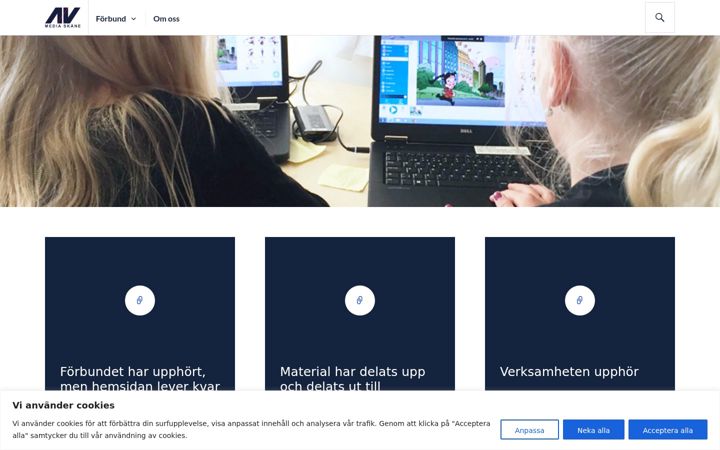 Screenshot of avmediaskane.se