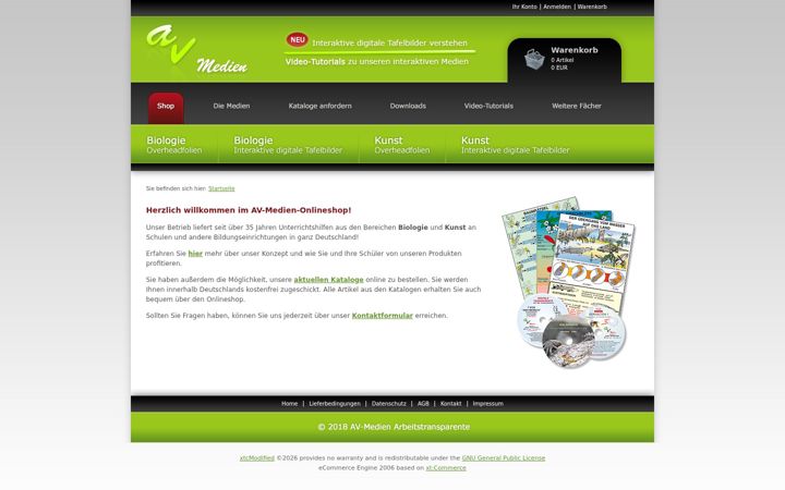 Screenshot of avmedien.net