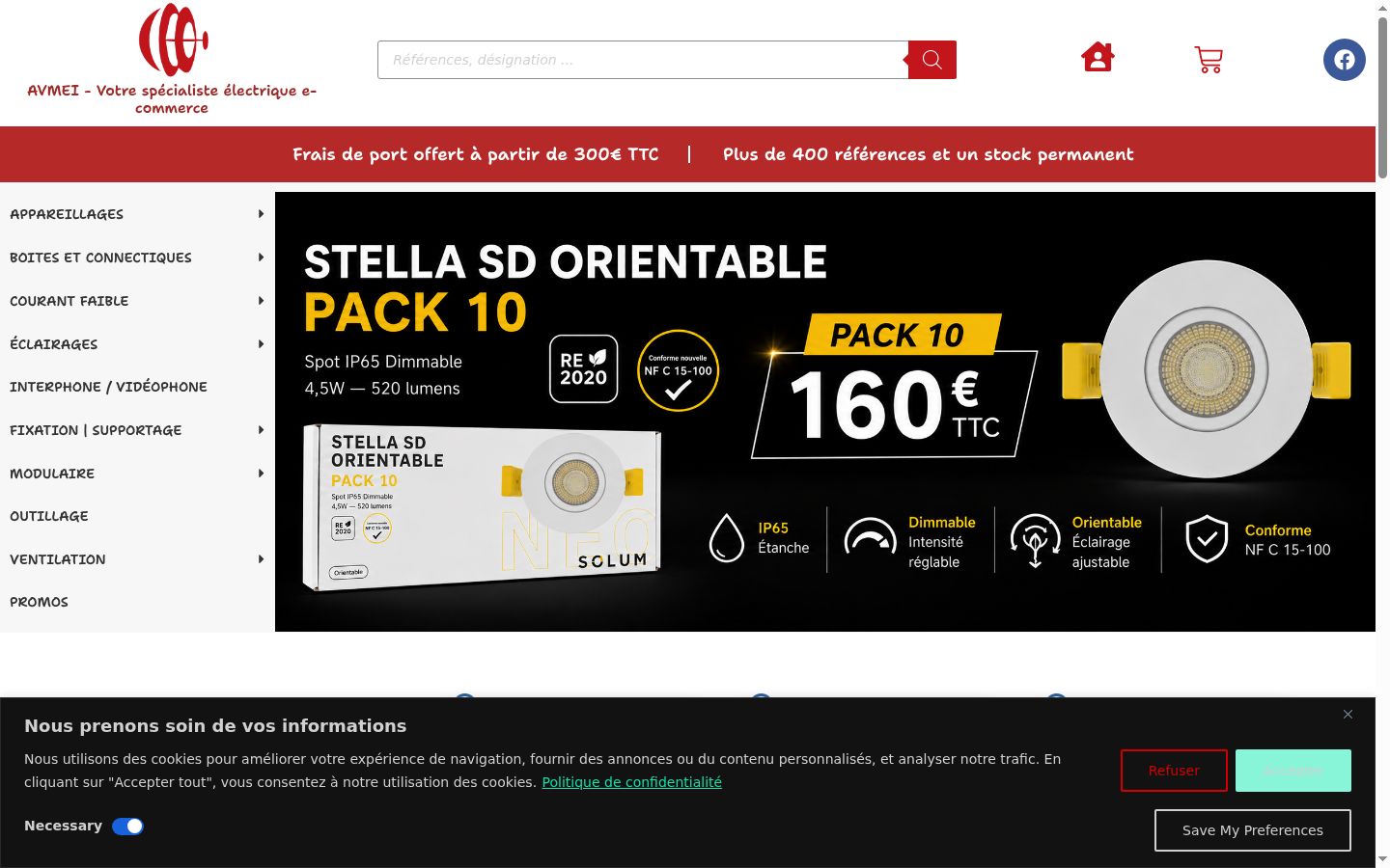 Zrzut ekranu banera zgody wyświetlanego przed jakąkolwiek interakcją