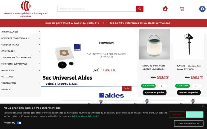 Screenshot of avmei.fr