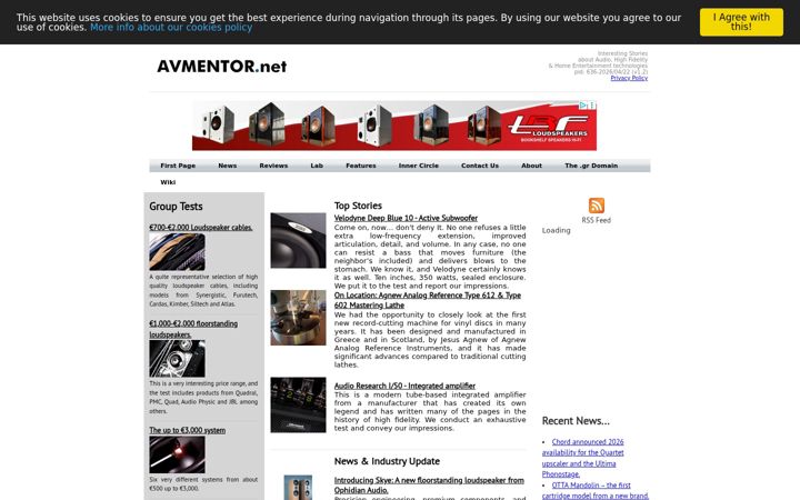Screenshot of avmentor.net