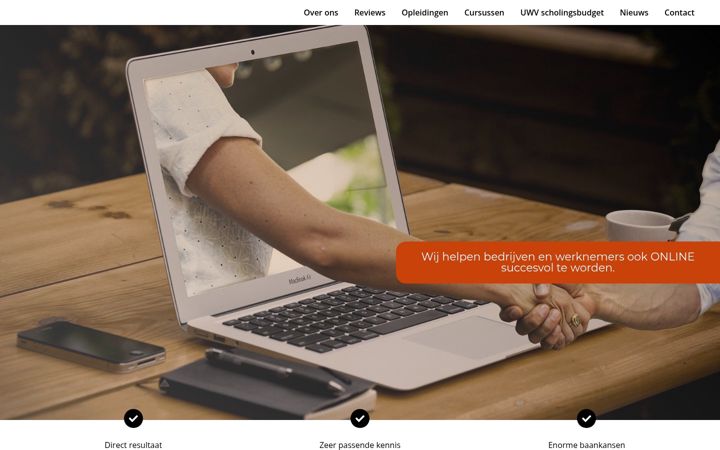 Screenshot του avmopleidingen.nl