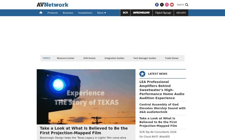 Screenshot of avnetwork.com