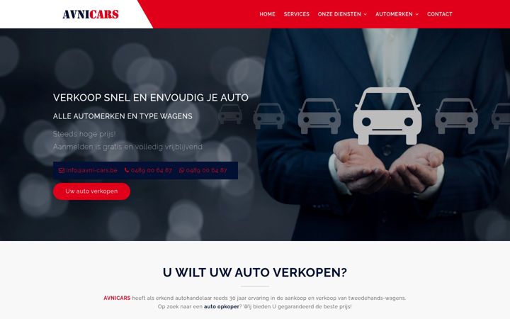 Screenshot of avni-cars.be